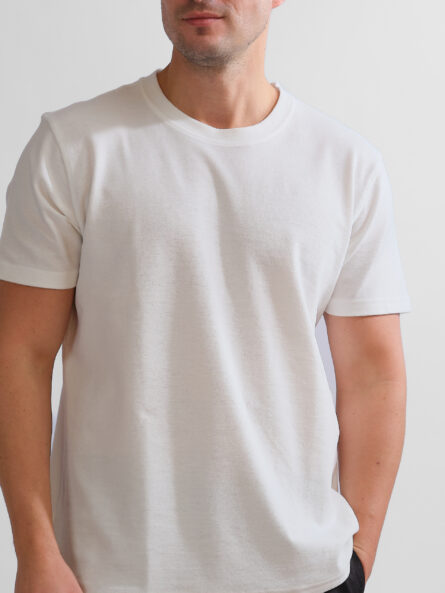 Terry Round Neck T-Shirt - Image 1