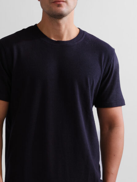 Terry Round Neck T-Shirt - Image 1