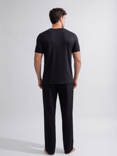 Modal Crew Neck T-Shirt - Image 3